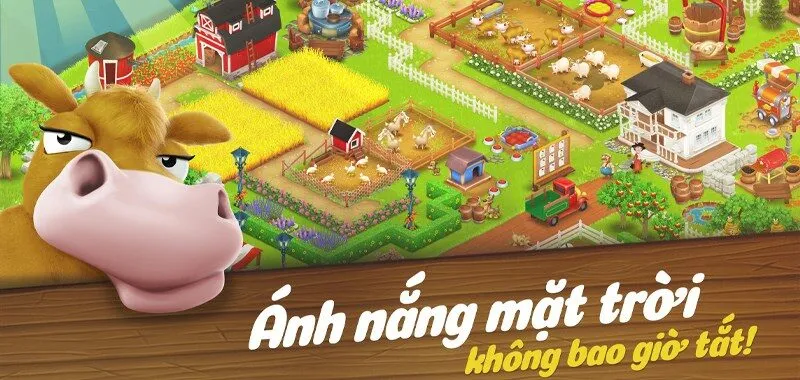 Cổng game Hay Day sở hữu hàng loạt tính năng nổi bật